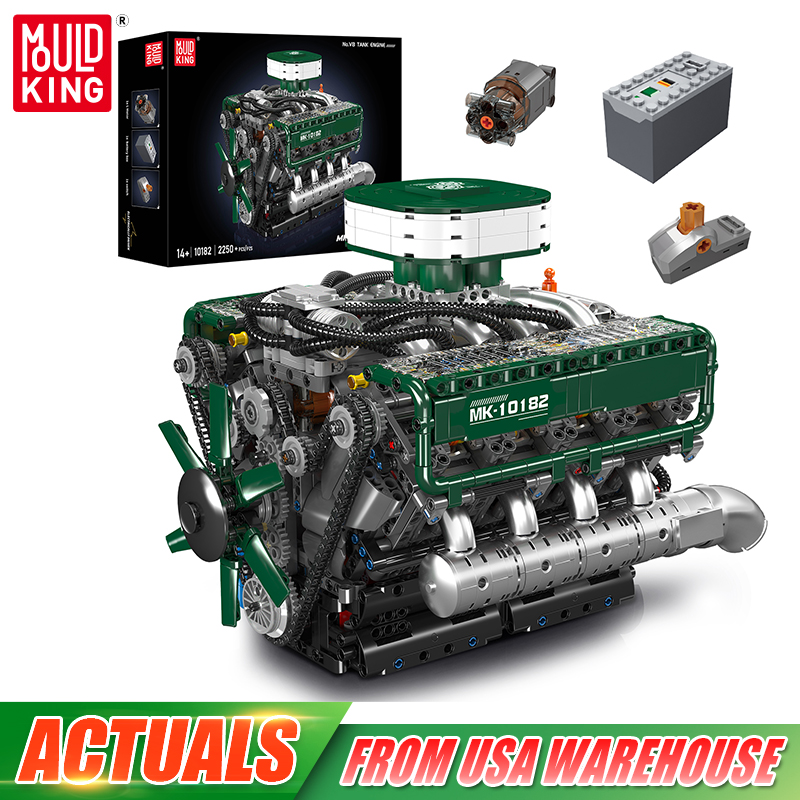 Model Kit Engine - Mould King 10182 Mainan Teknis Mesin