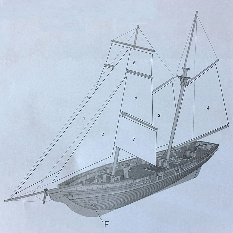 1:70 Model perahu layar kayu P - Model Kit Yacht ulasan dan harga